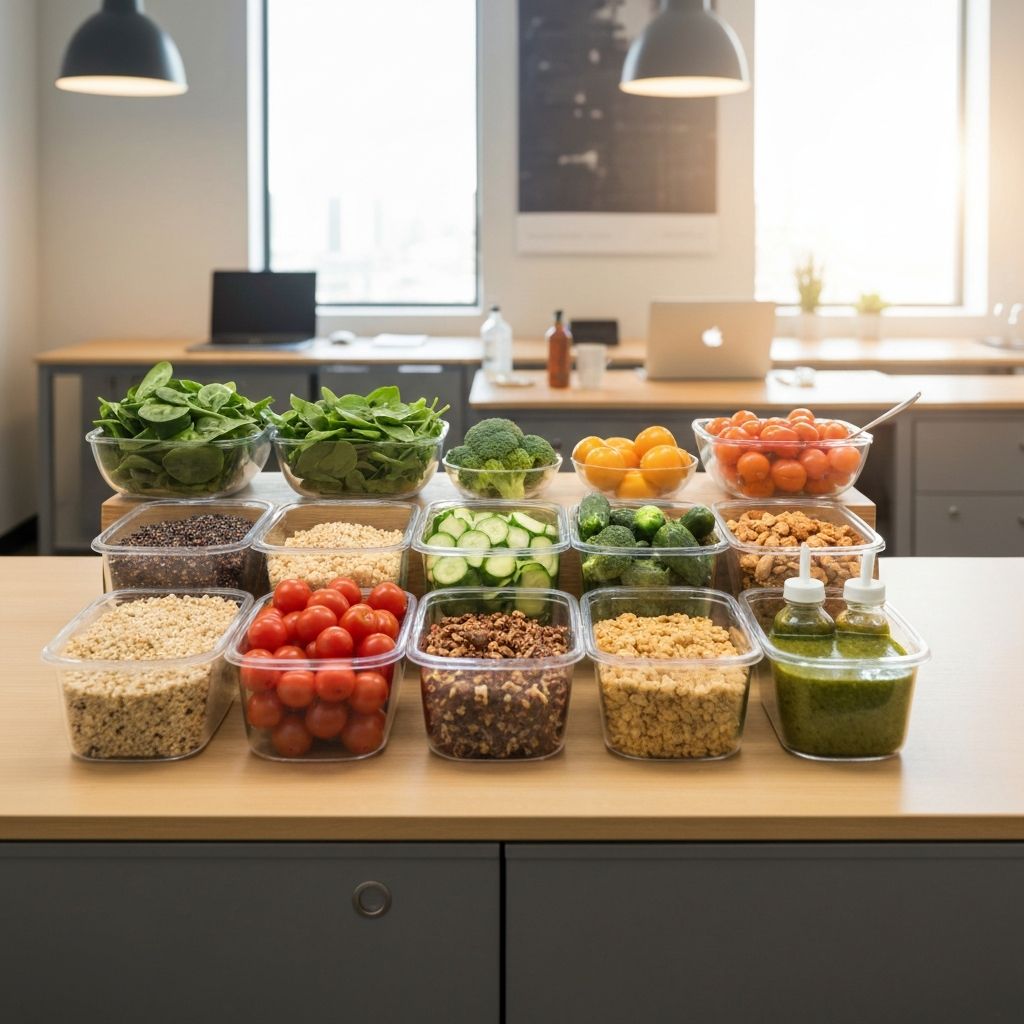 Összetevők felsorolása és szaláta összeállítása